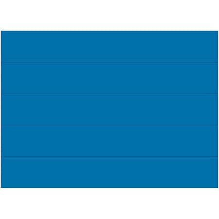 Mastervision Dry-Erase Strips, Magnetic, 7/8"x6", 25/PK, Blue 20PK BVCFM2501